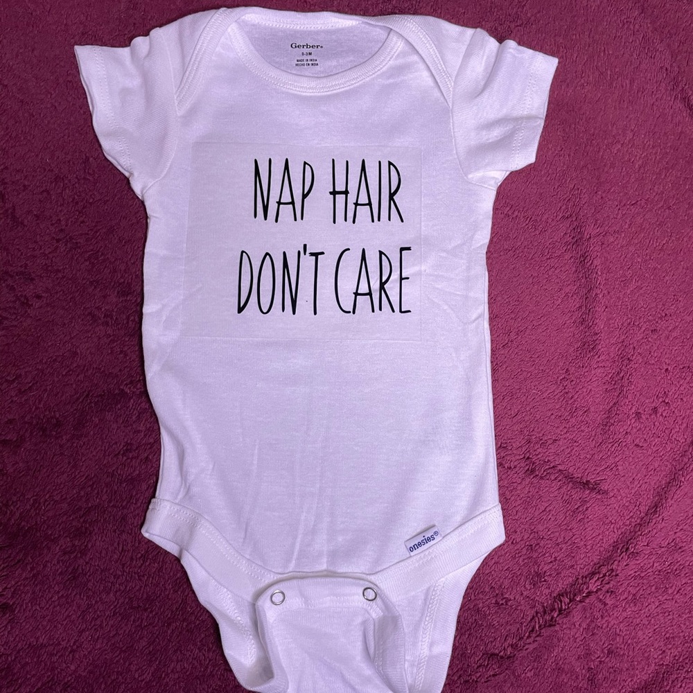 🎉HOST PICK🎉Nap hair don’t care onesie NWOT